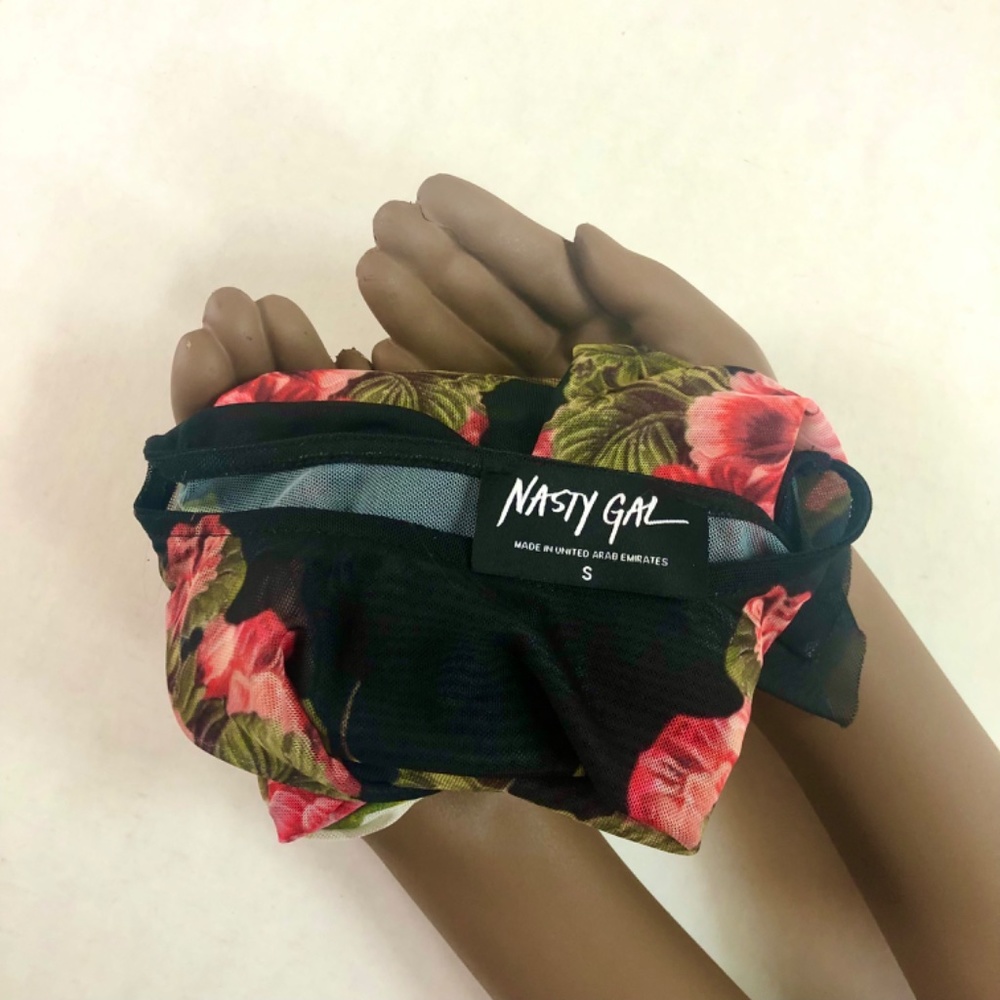 NWOT Nasty Gal Sheer London Body-con Dress - Picture 15 of 16